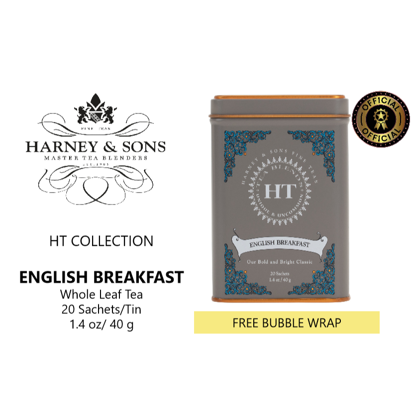 

Harney & Sons, English Breakfast Tea, HT Collection, Whole Leaf Tea 20 ct