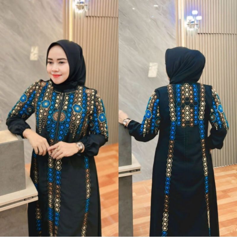 naura dress by zulfa abaya