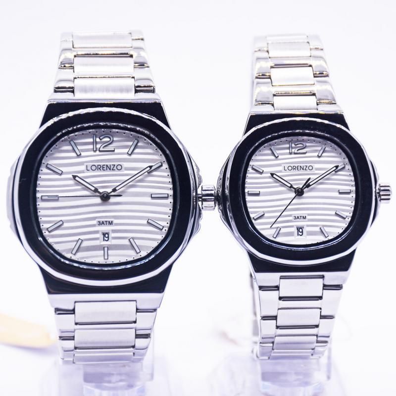JAM TANGAN COUPLE Lorenzo 5110 ORIGINAL