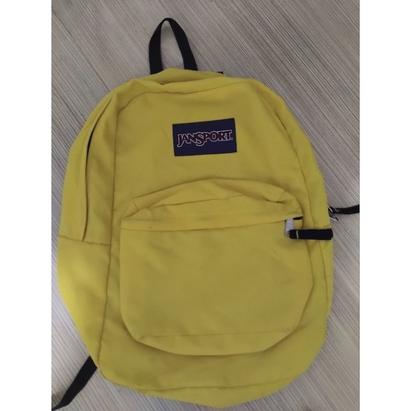 tas jansport kuning polos original
