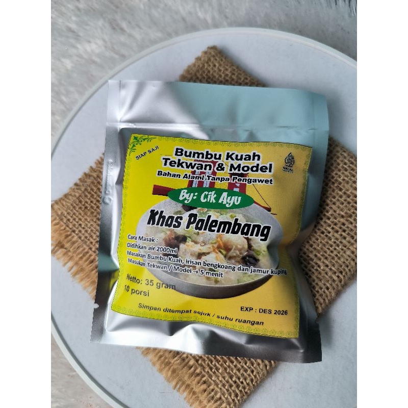 

Bumbu Kuah Tekwan & Model Instant 35 gr Best Seller Bumbu Tumis