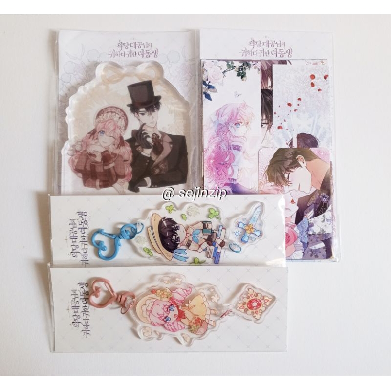 MERCH OFFICIAL MANHWA WEBTOON FAIR Villain Duke's Precious One | Adik Kesayangan Grand Duke yang Jah