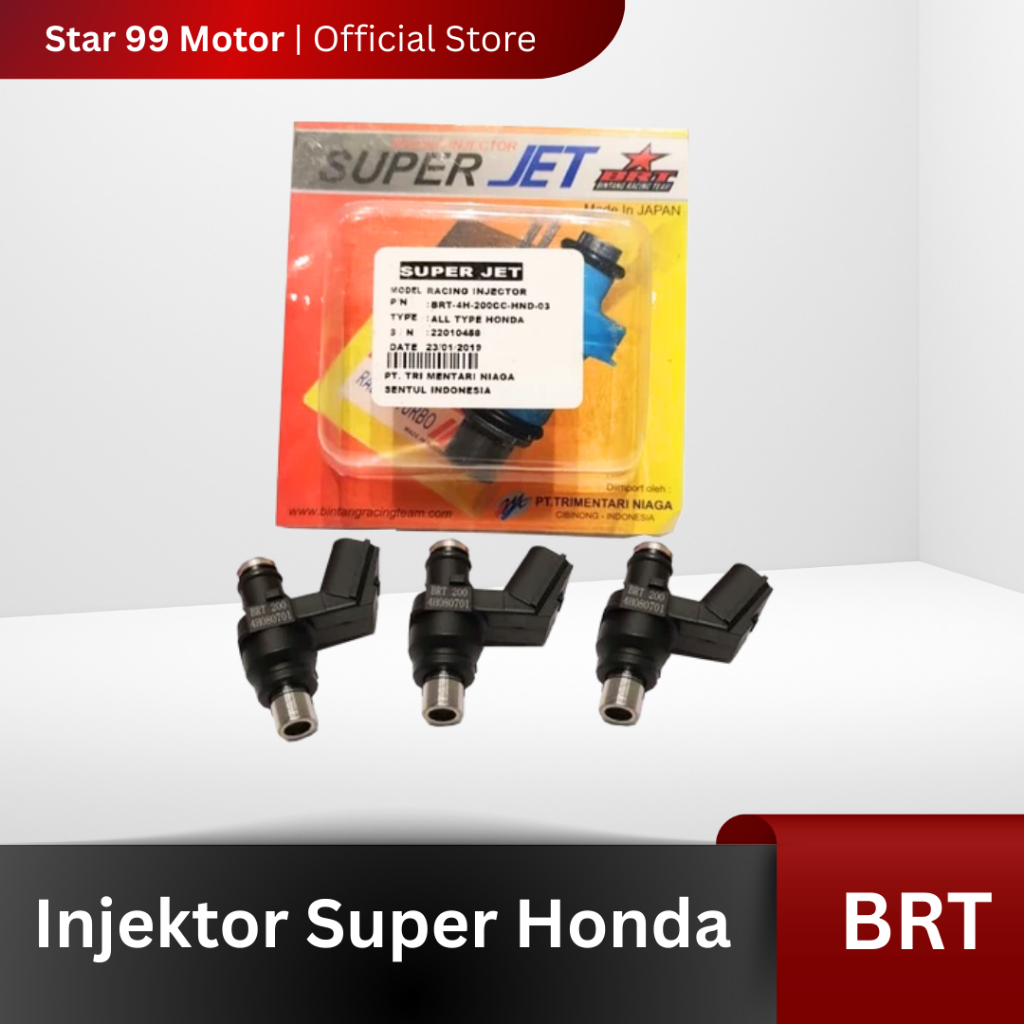 INJEKTOR BRT HONDA 150cc 180cc 200cc 250cc SONIC CBR CB150 SUPRA GTR VARIO PCX ADV BEAT FI POP ESP S