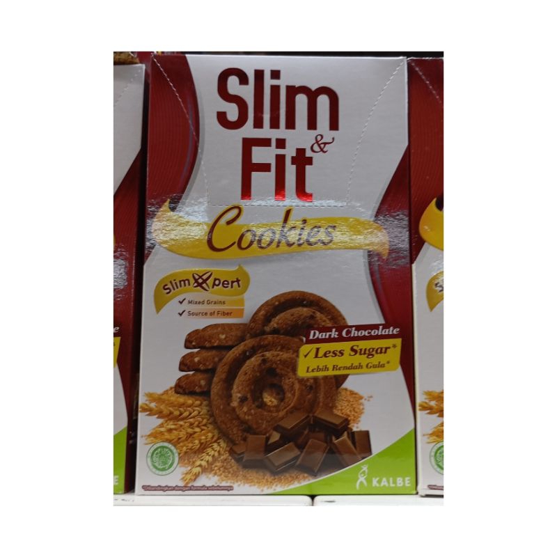 

SLIM & FIT COOKIES DARK CHOCOLATE ISI 2 BOX (1 BOX ISI 10 PCS) EXP MARET 2026