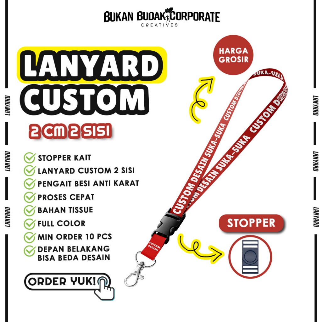 

[GROSIR] LANYARD STOPPER CUSTOM SOUVENIR | SOUVENIR LANYARD MURAH | LANYARD STOPPER CUSTOM MURAH | LANYARD CUSTOM ANIME | LANYARD CUSTOM JKT48 | LANYARD KPOP | LANYARD CUSTOM KPOP MURAH | LANYARD JKT48 | LANYARD ANIME | SOUVENIR PERNIKAHAN LANYARD | MERCH