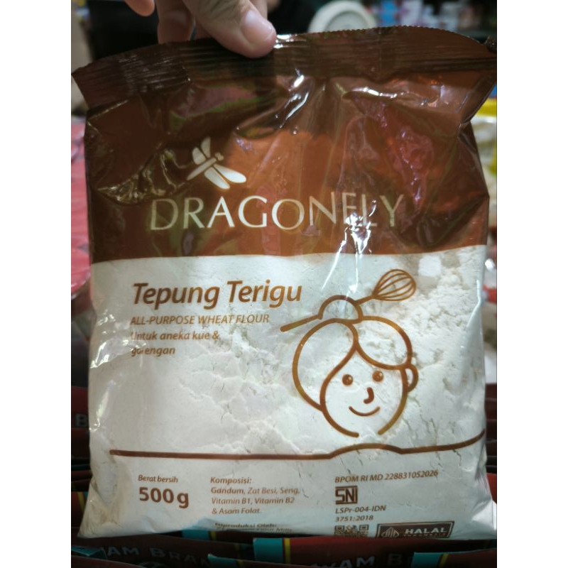 

Tepung Terigu DragonFly 500 Gram