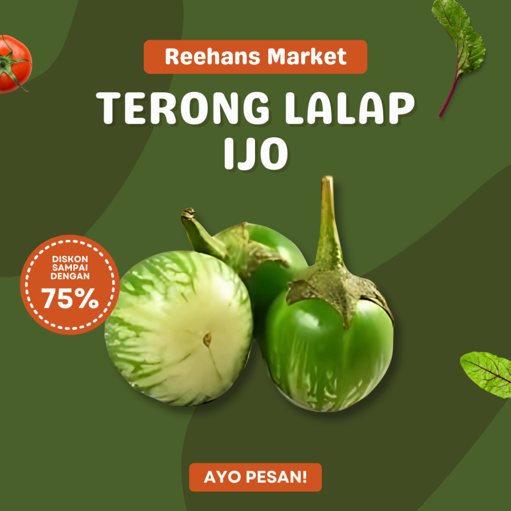 

Terong Lalap Ijo 1kg - 500g