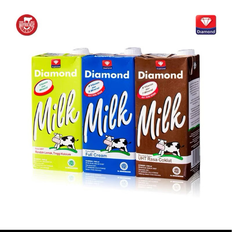 

susu uht diamon 1L