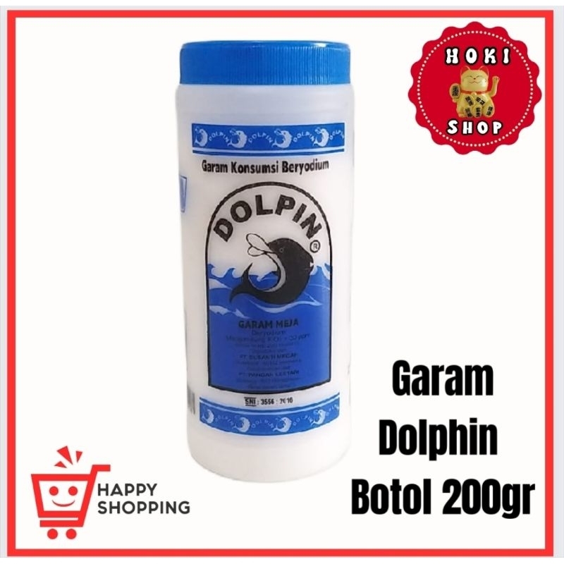 

Garam Dolpin Botol 200gr Halal / Dolphin Salt / Garam Dolphin Beryodium