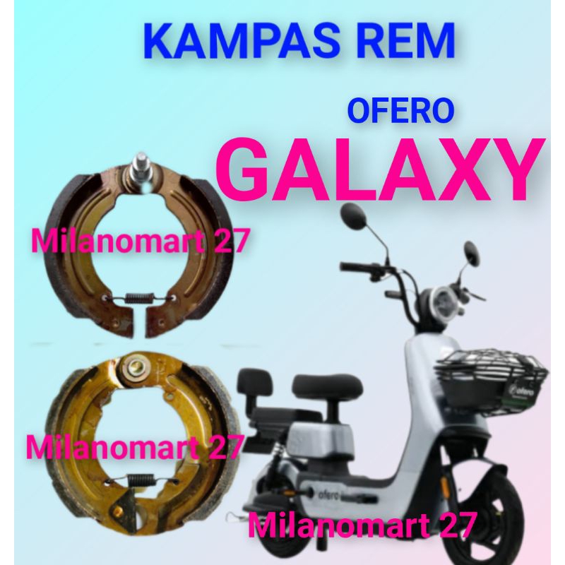 kampas rem ofero galaxy kampas rem sepeda listrik OFERO GALAXY