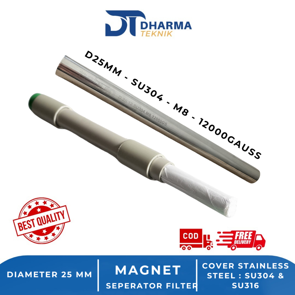 Magnet Separator Filter Silinder Neodymium SU304