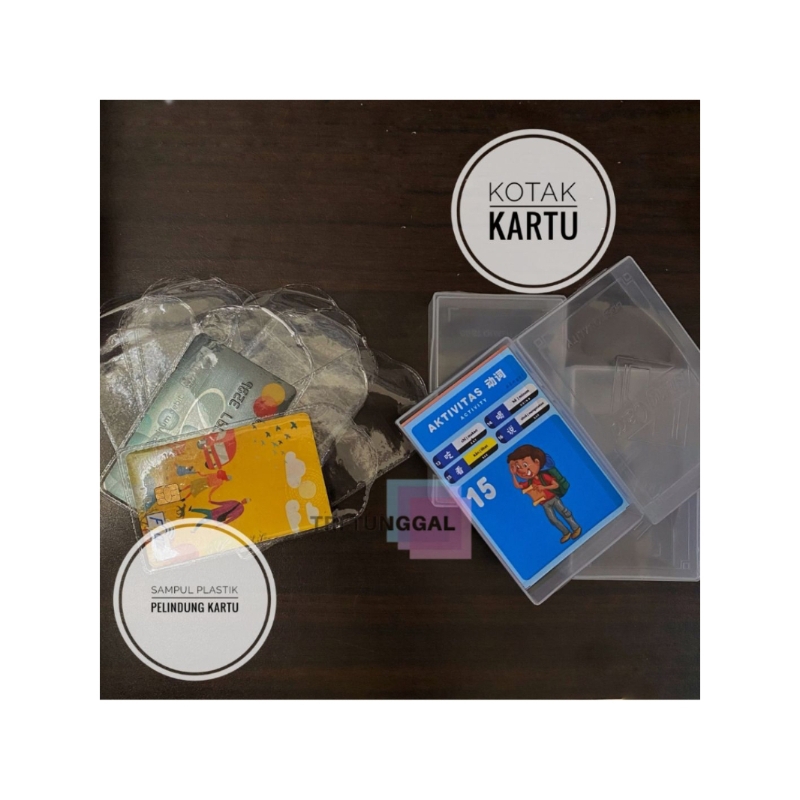

SAMPUL PLASTIK PELINDUNG KARTU CASE PLASTIK KARTU TEBAL MURAH