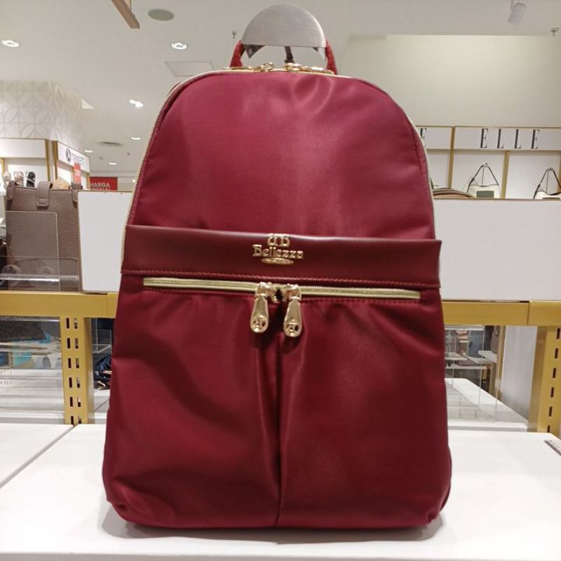 BELLEZZA BHW230 Produk Terbaru Original Depstore Mall Tas Ransel parasut Wanita Nilon Ringan