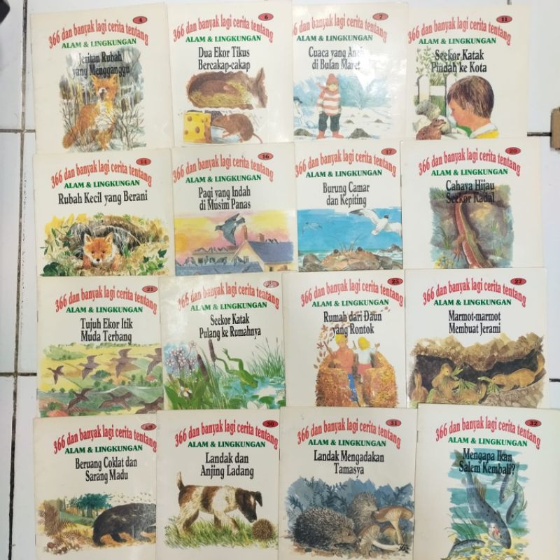 366 dan Banyak lagi Cerita Tentang Alam & Lingkungan di jual Satuan