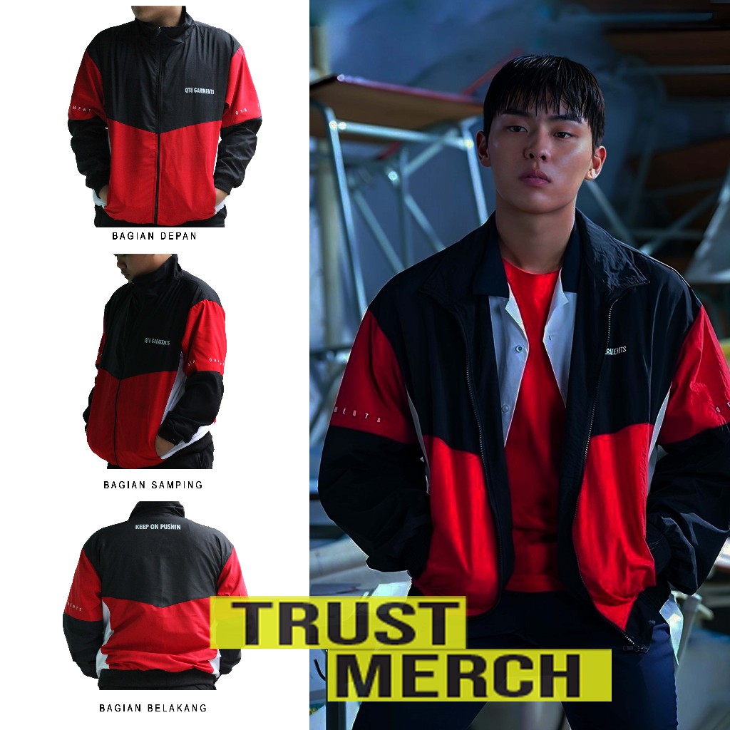 Jaket Parka Weak Hero Ahn Suho Ahn su-ho Outfit Unisex Fake Brand But To Cosplay Drakor