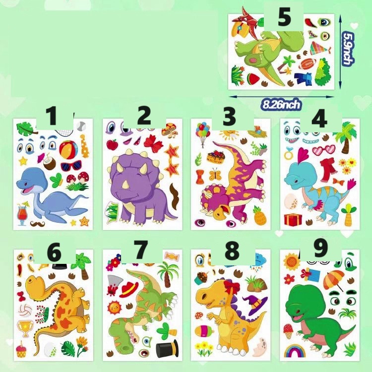

Produk Sticker Karakter 1 Set Mario Princess Animal dll Sticker Anak Anti Air Diy Wajah Stiker Edukasi