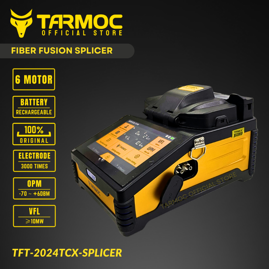 Tarmoc TFT-2024TCX-SPLICER | Fiber Optic Splicer 6 Motor