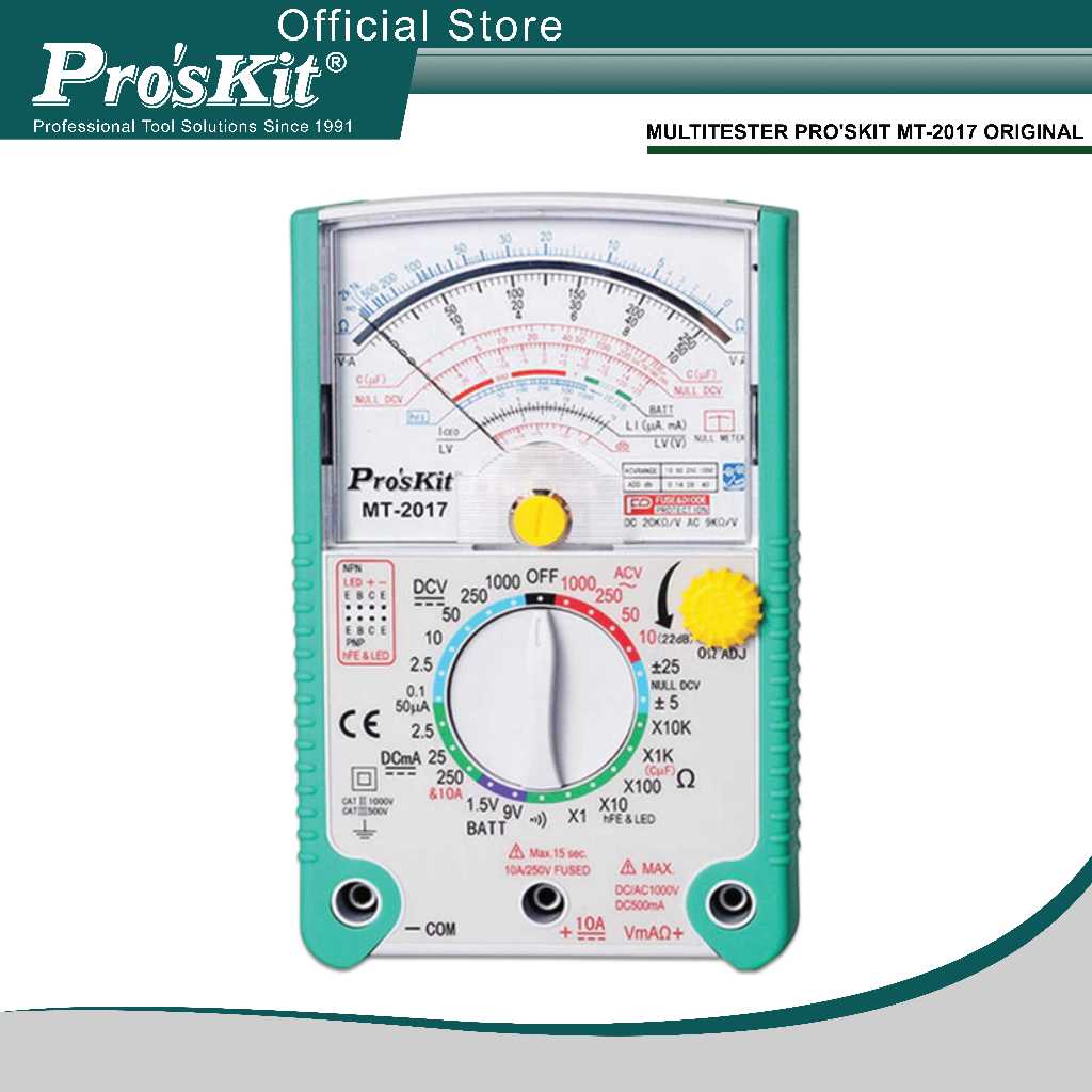 Pro'sKit - Multitester Pro'sKit Mt-2017 Original