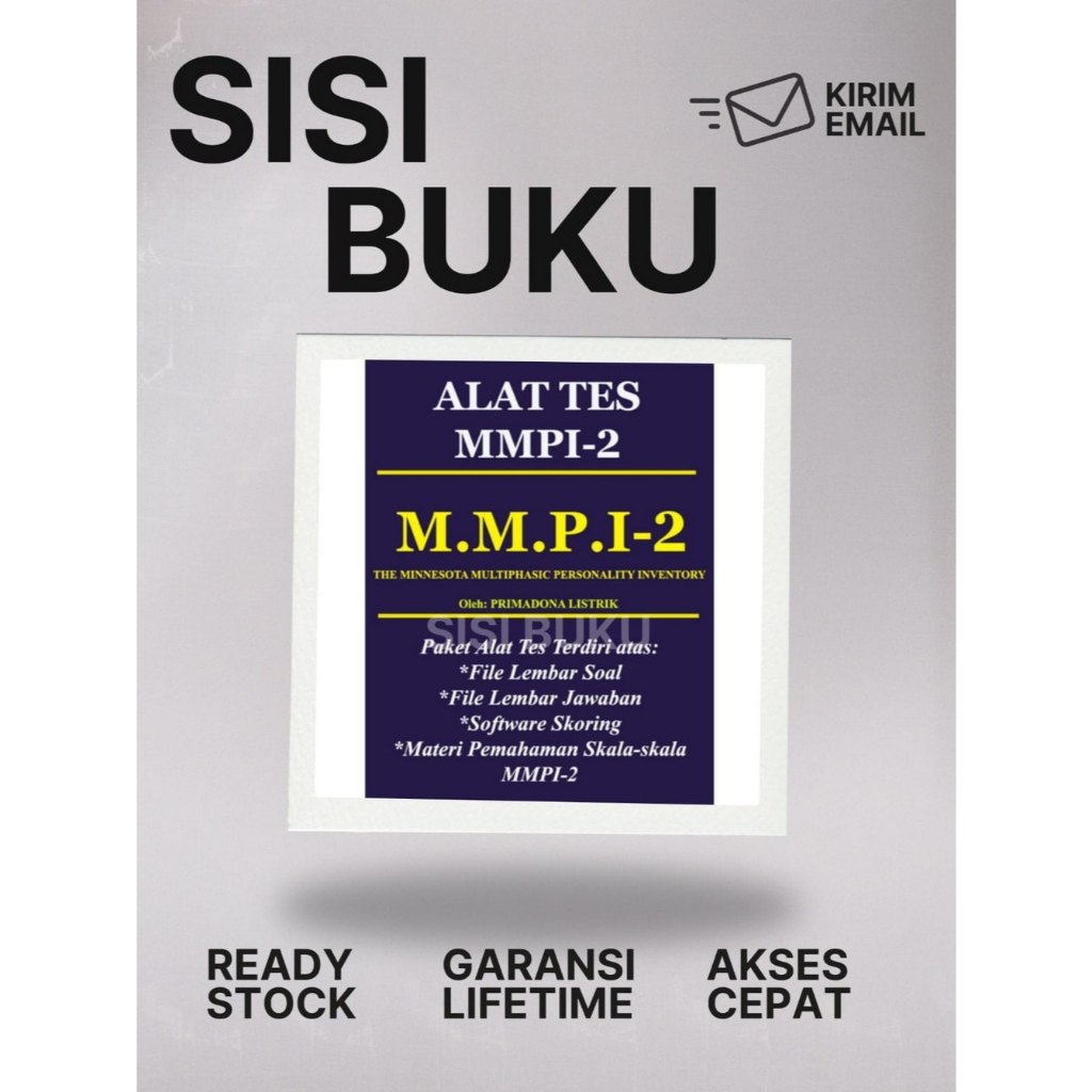 

[T-56] Alat Tes Psikologi Psikotes MMPI 2