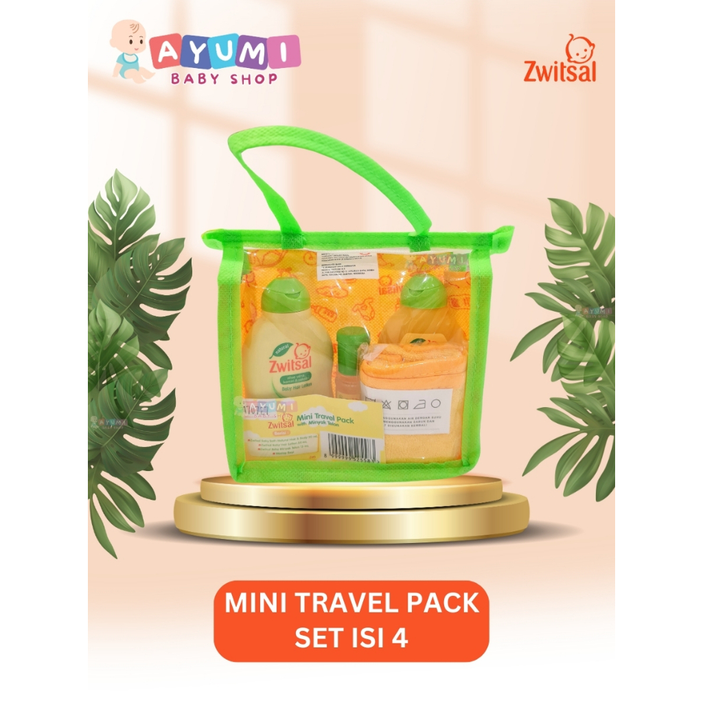 [Zwitsal] Mini Travel Pack Baby Gifset Kado Lahiran Set Sabun Sampo Bayi