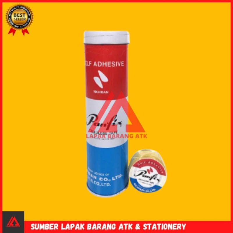 

Isolasi Bening Panfix 1/2 inch 12 mm 10 yard 1 pcs