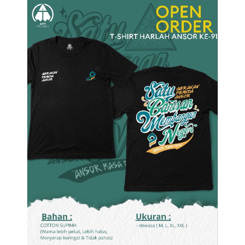 KAOS HARLAH KE-91 GP ANSOR