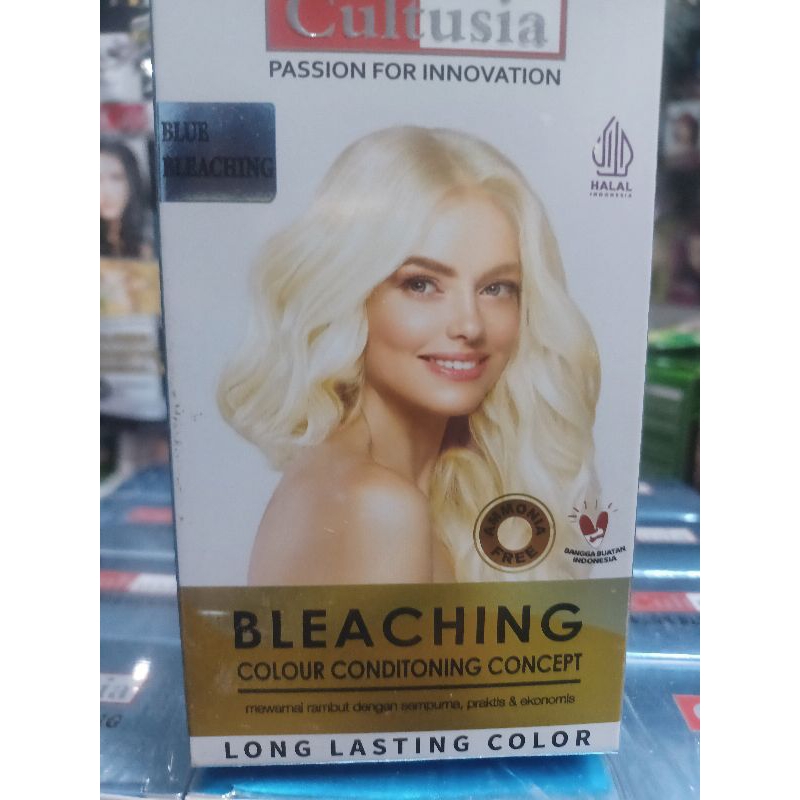 CULTUSIA BLEACHING Hair Color  0/00 Cat Rambut Permanen 20gr