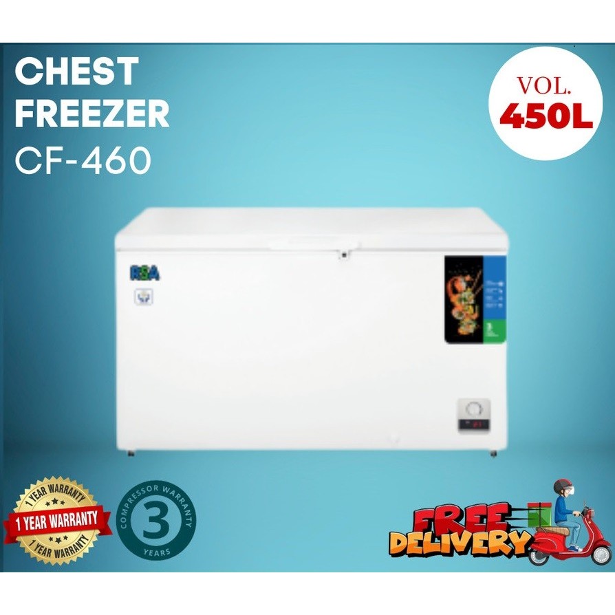 Chest Freezer RSA CF-460 / Freezer Box 450 Liter RSA CF 460/RSA CF-460