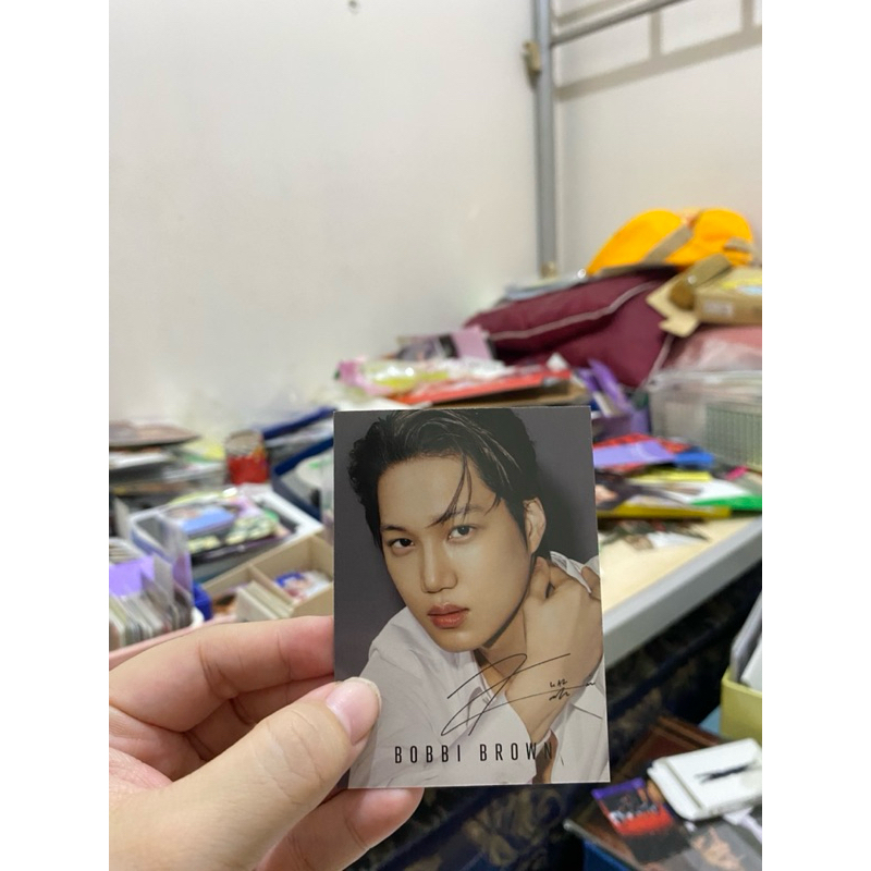 EXO KAI OFFICIAL PHOTOCARD BOBBI BROWN (RARE)