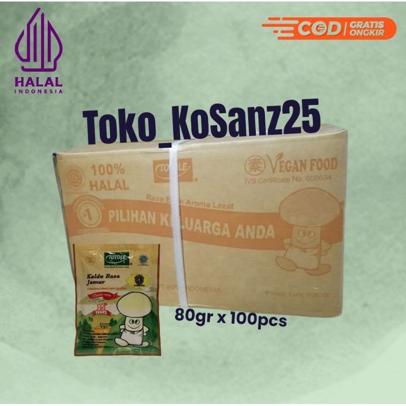

Totole Kaldu Jamur 80gram / 80gr 1 Dus Isi 100 Pcs