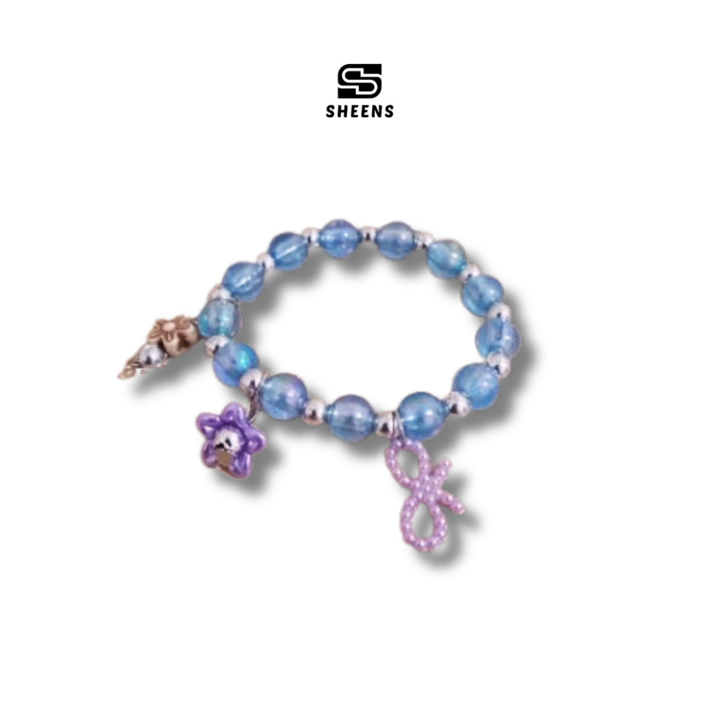 [SHEENS] Gelang Manik Warna-Warni - Gelang Anak & Perempuan/Bracelet Lucu/Gelang Tali Elastis