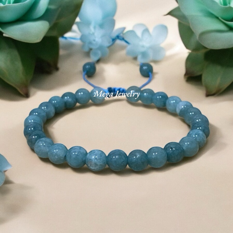 Gelang Batu Aquamarine