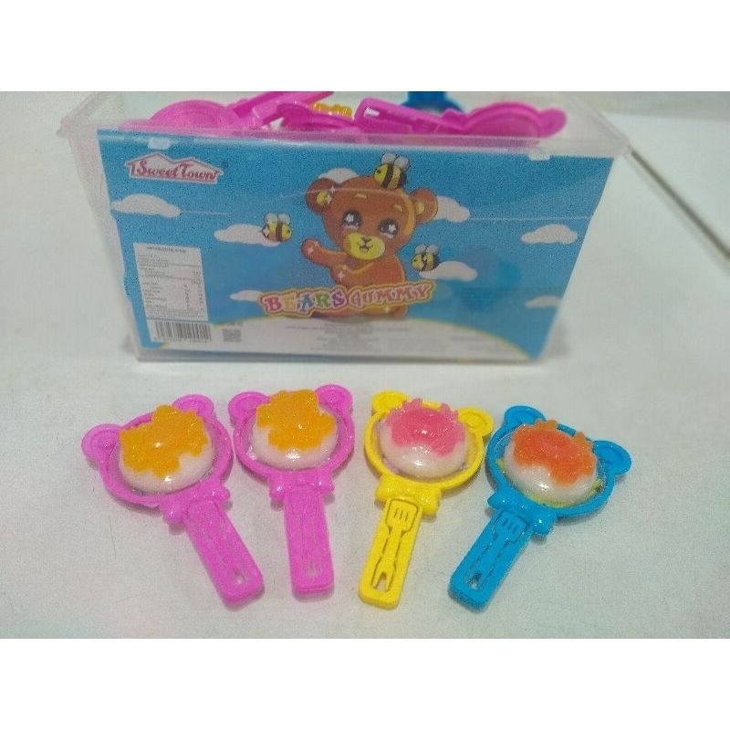 

Sweettown Jelly Bear Crab isi 30. Jelly lunak model telor dan kepiting.