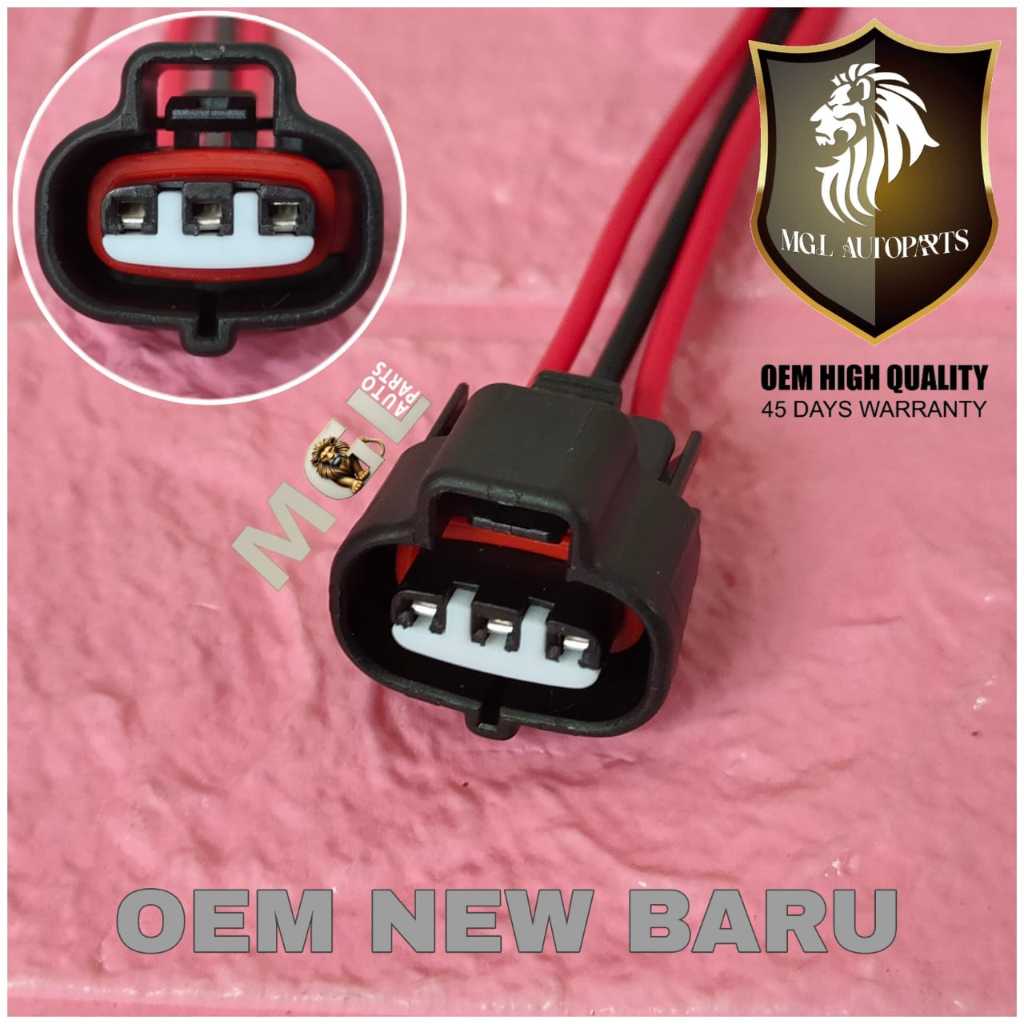 Socket Soket Common rail 3 pin Innova Fortuner Hilux Hiace