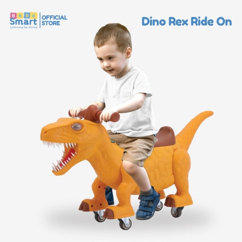 Dino Rex Bebesmart Ride on Bisa keluar asap