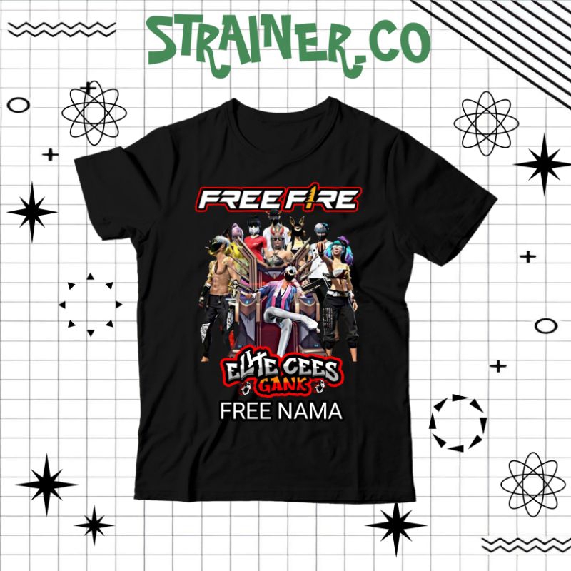 (BISA COD) Kaos Anak FF FREE FIRE SEMUA KARAKTER BUNDLE SULTAN LEGEND - Baju Anak Laki-Laki FF FREE 