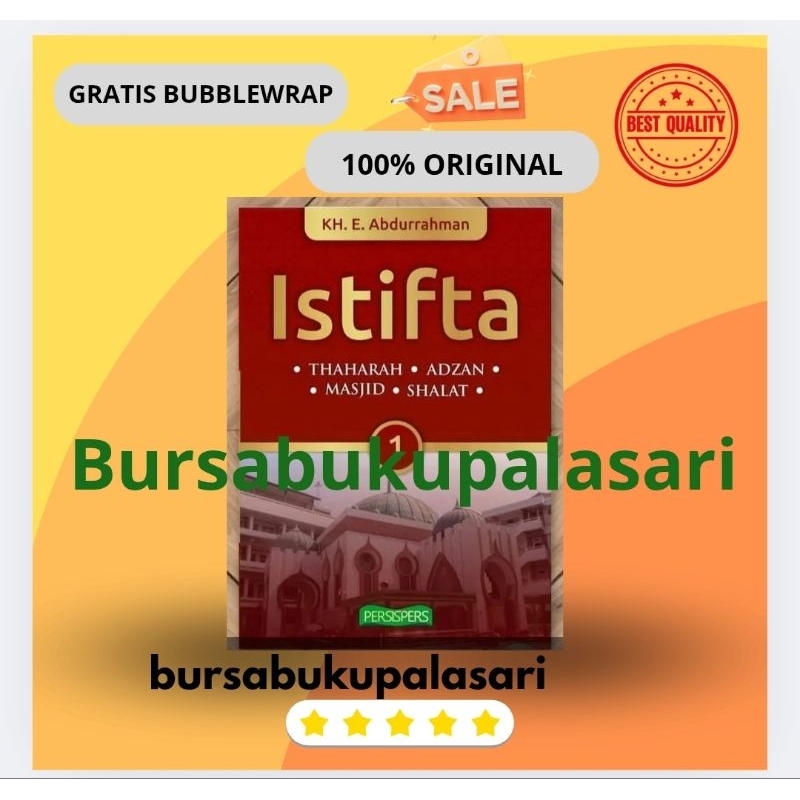 Buku ISTIFTA jilid 1 Thaharah Adzan Masjid Shalat by KH E Abdurrahman /PrsisPresa ORIGINAL