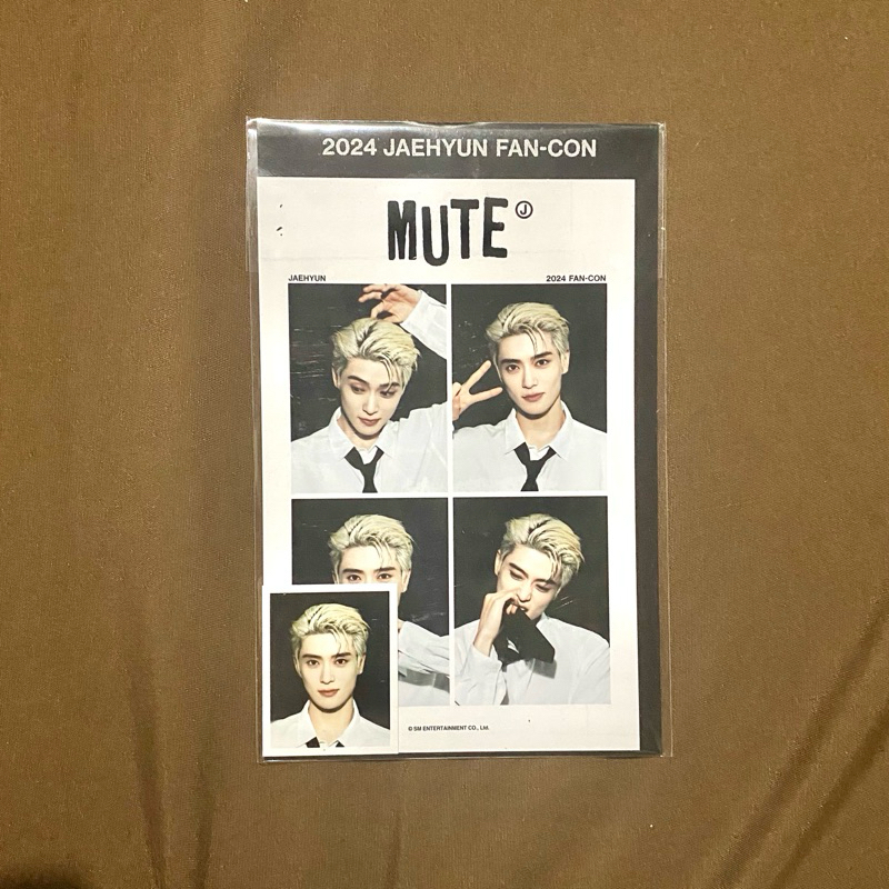 READY id photo jaehyun + 4cut sealed md fancon mute official