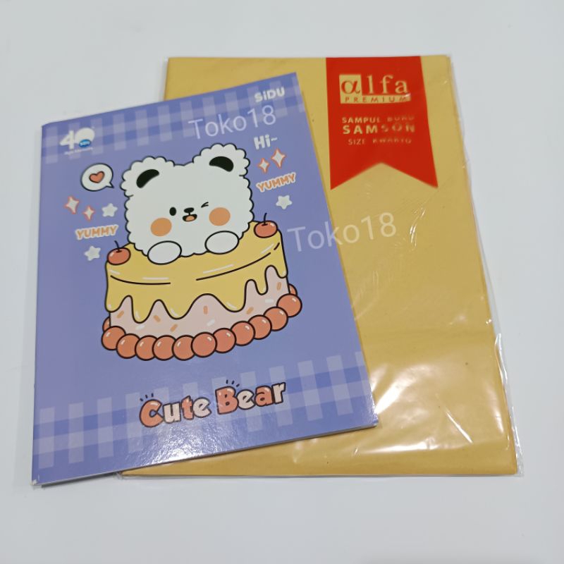 

1 Pak Sampul Polos Samson Tebal Ukuran Kwarto (Isi 18- 20 Lembar) / Sampul Buku Sidu