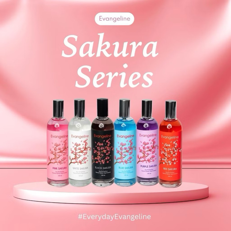Evangeline Eau De Parfum Sakura Series 100ml || Sakura Parfume || Parfum EDP