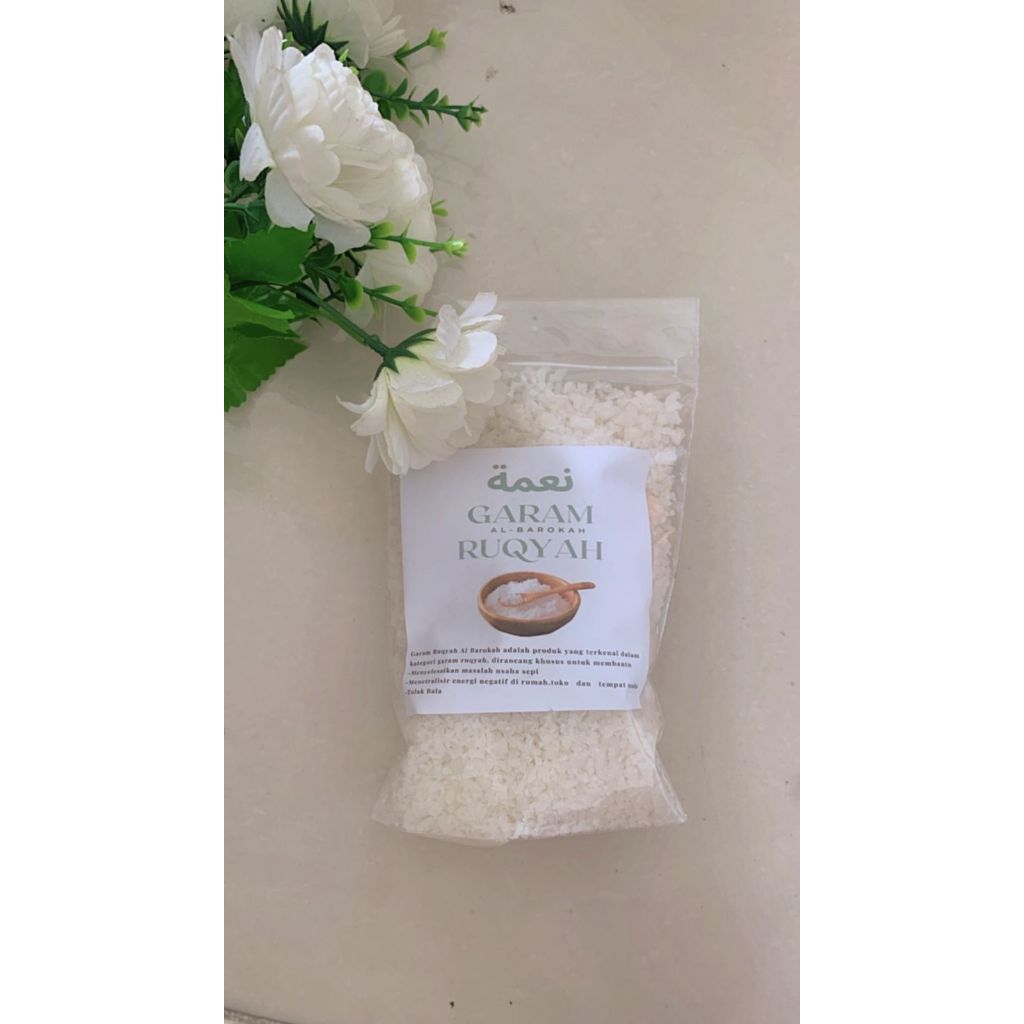 

BISA COD Garam Ruqyah Al Barokah 250gr Sudah Di Asma Solusi Rejeki Lancar, Pelarisan, Meruqyah/Menetralisir Rumah, Toko, Dagangan