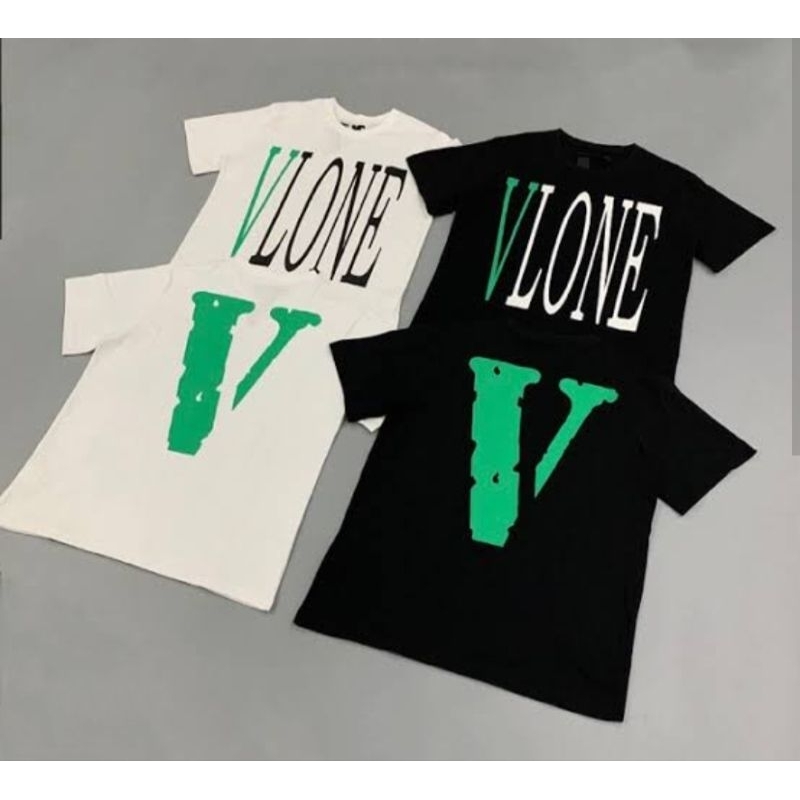 KAOS VLONE CLASSIC GREEN/PURPLE TSHIRT VLONE CLASSIC PREMIUM UNISEX
