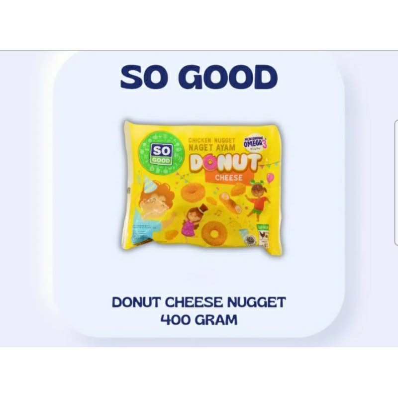 

So Good Donut Cheese Nugget 400gr