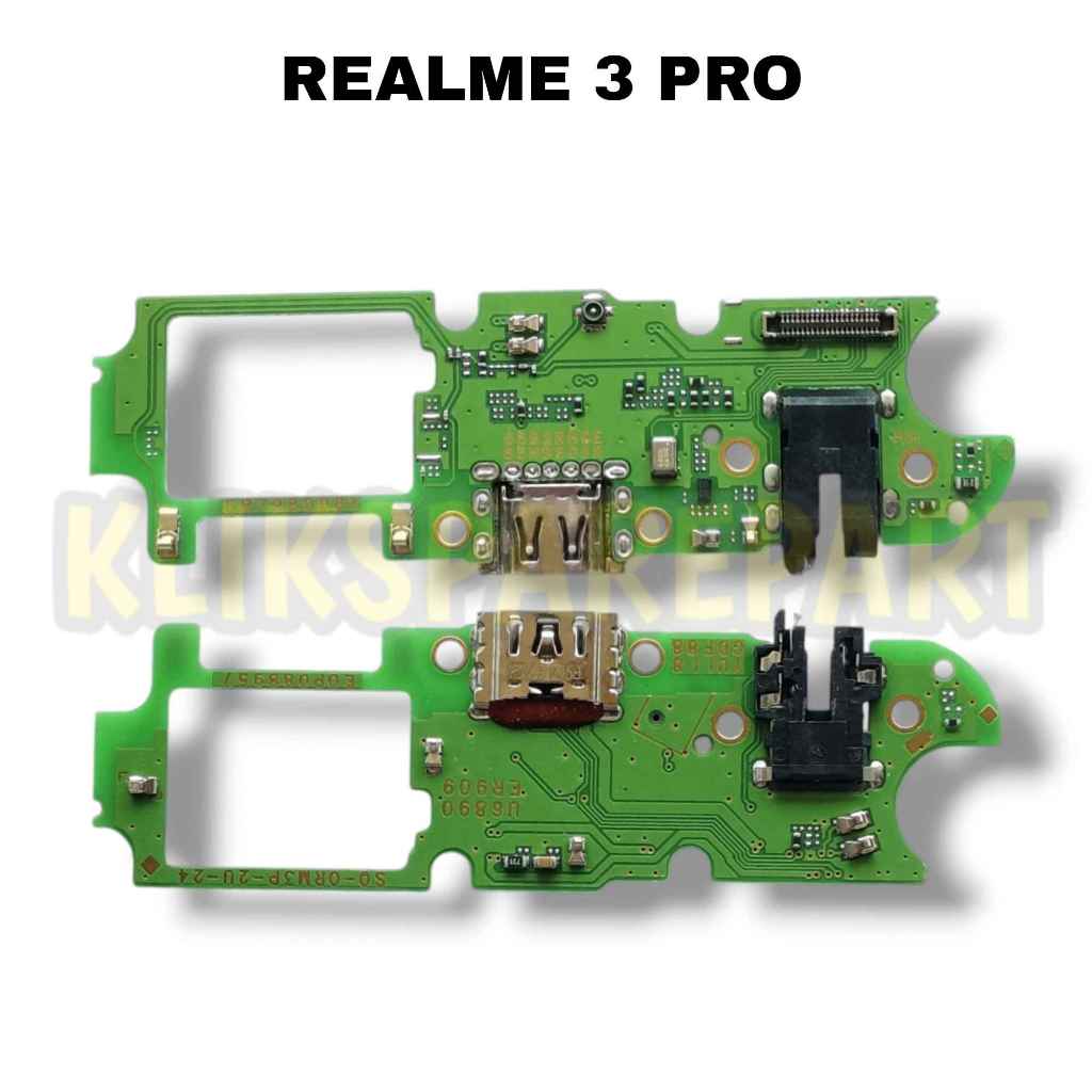 Realme 3 Pro Konektor Charger Papan Cas Pcb Board Usb Mic Ori