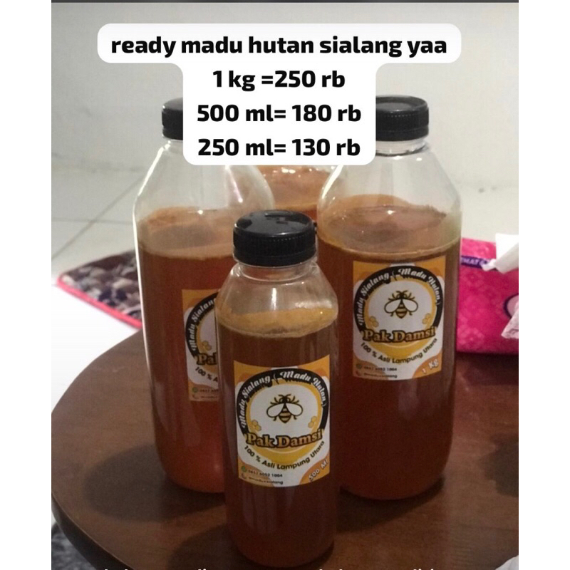

Madu sialang pak Damsi 1kg