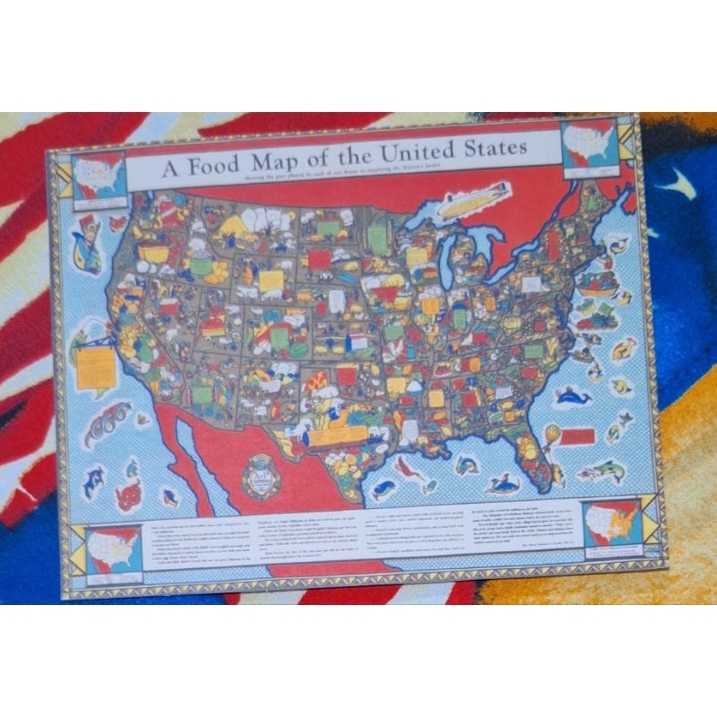

kartu pos peta amerika/Usa map postcard