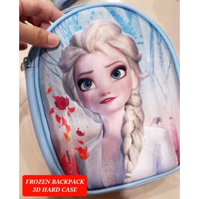 Frozen backpack tas ransel frozen 3D hard case tas ransel anak Frozen elsa tas ransel anak TK elsa f
