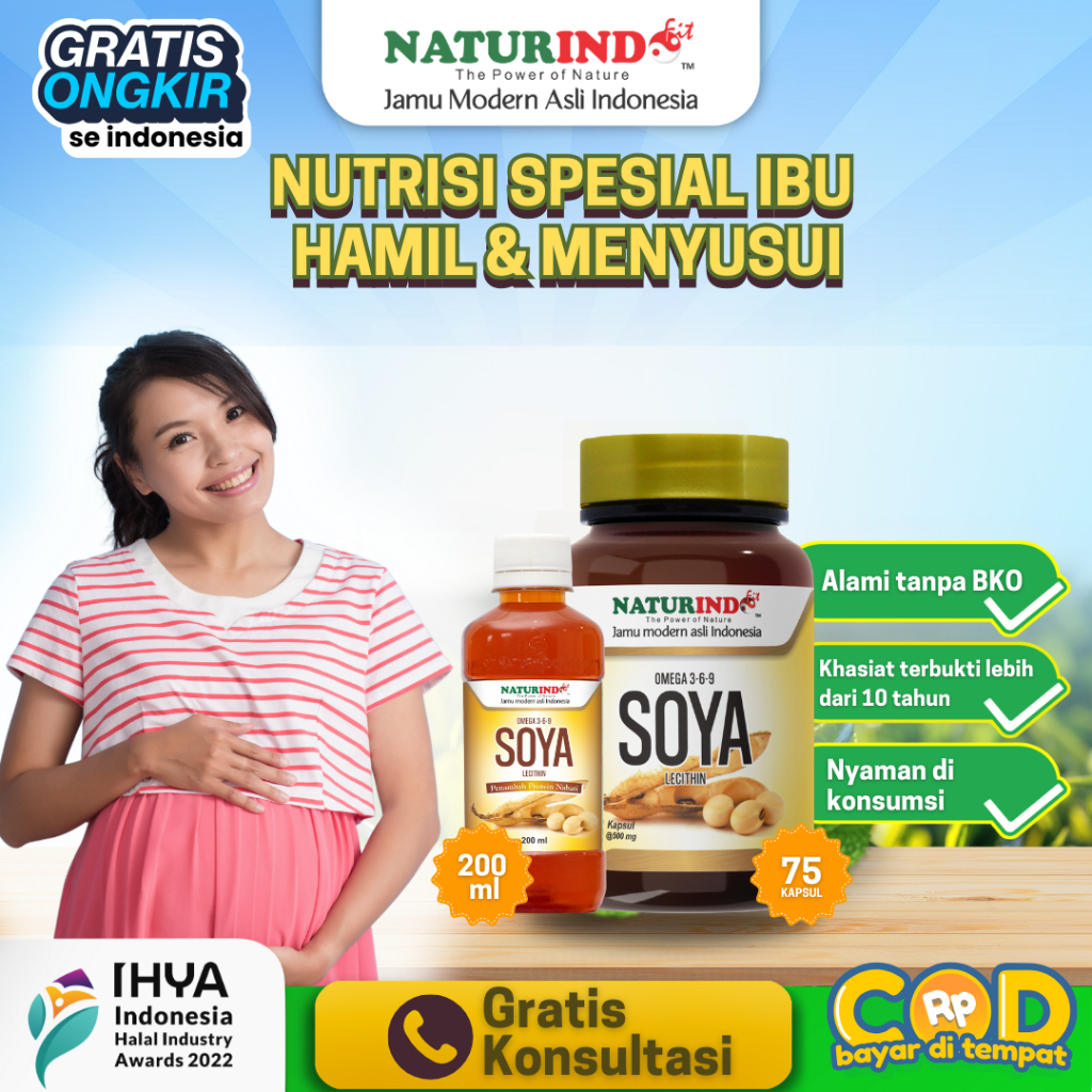 Omega Soya Lecithin 369 Herbal Naturindo