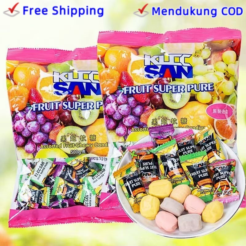 

Grosir Permen Warna-warni Rasa Buah yang Indah Rasa Malaysia Permen Lembut Orang Dewasa dan Anak-anak Suka Makanan Ringan