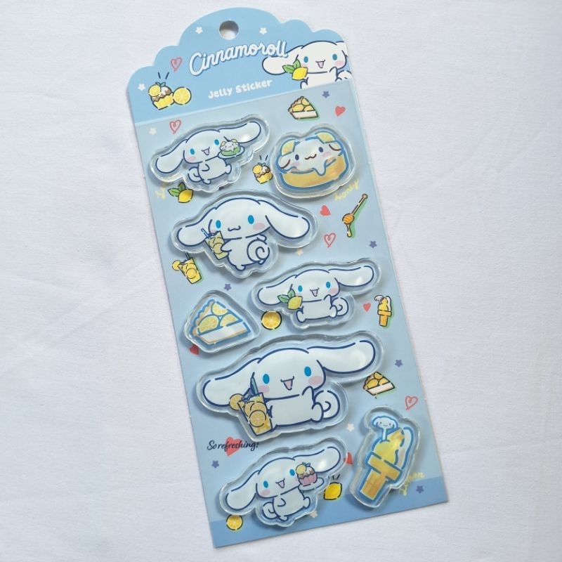 

Cinnamoroll Jelly Embossed Stickers 2417-6157 - Adinata / Sticker